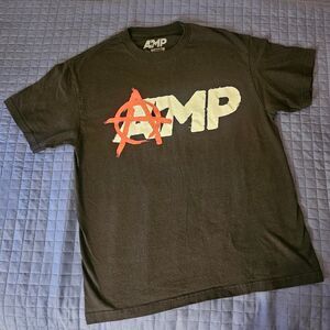 AMP Any Means Possible Anarchy Graphic Tee Size Large